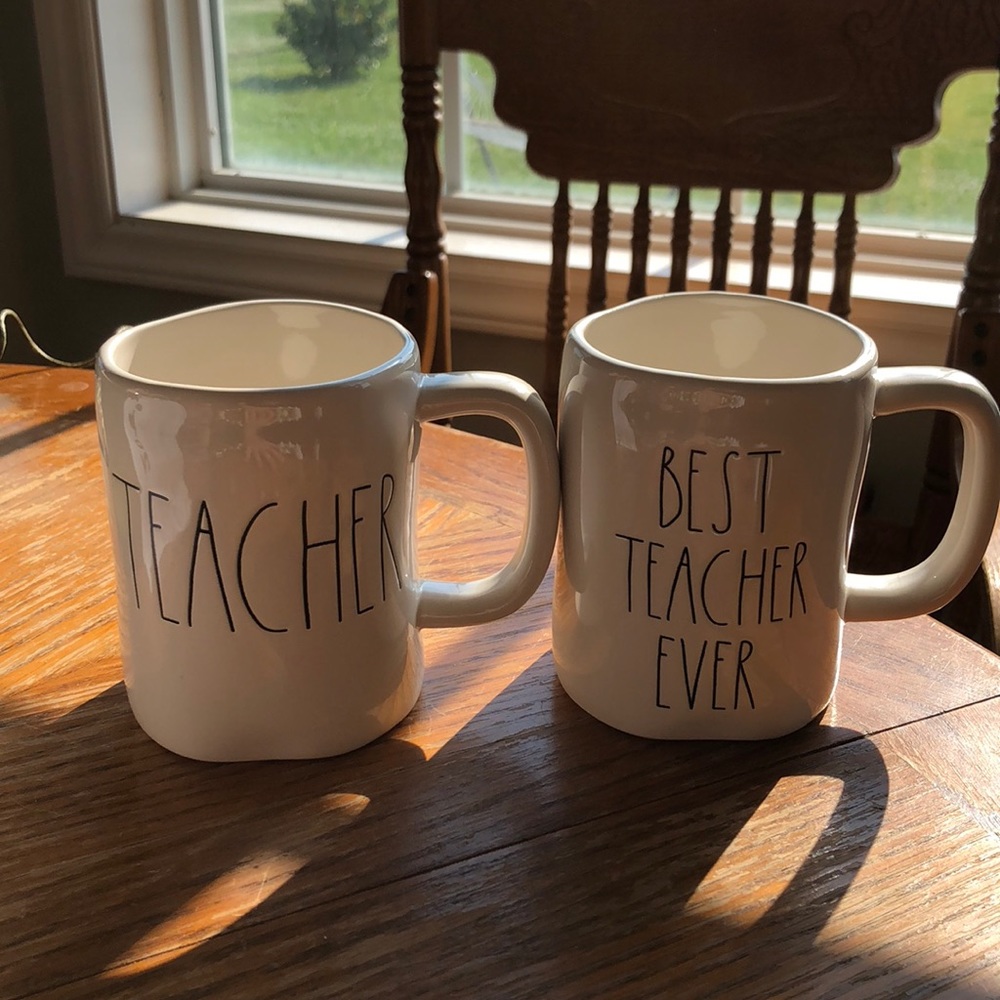 Rae Dunn teacher mugs